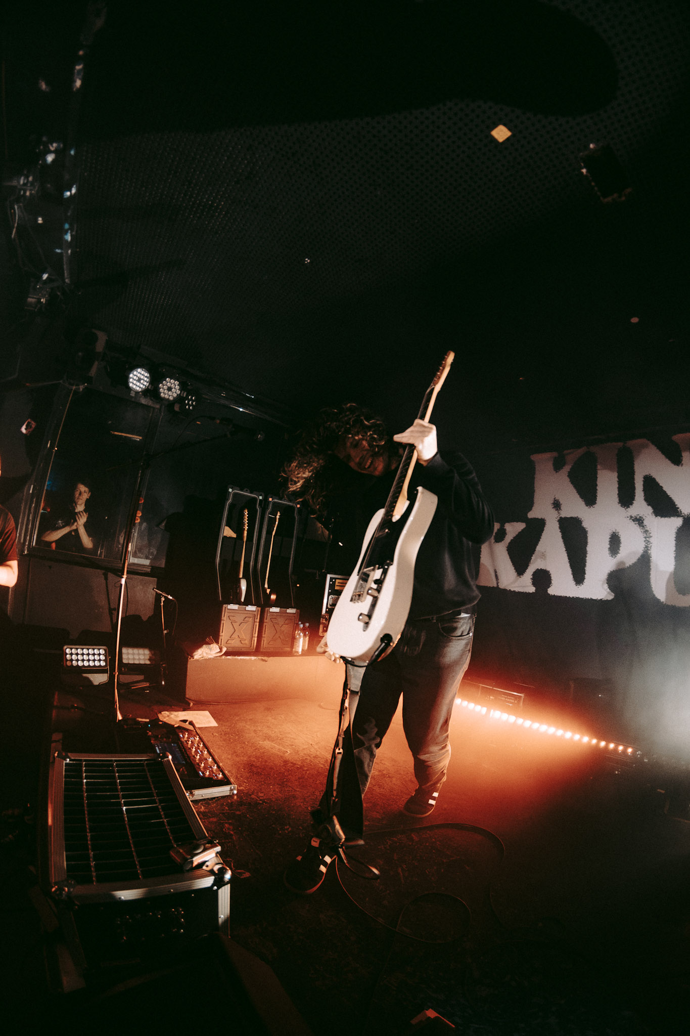 Crowd Licht von hinten